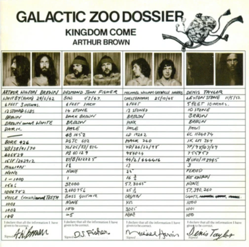 Arthur Brown's Kingdom Come Galactic Zoo Dossier (CD) Album - Photo 1/1