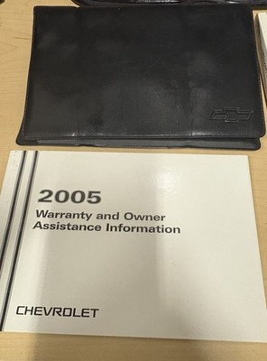 CASE FOR OWNER'S OWNERS MANUAL OPERATORS USER GUIDE 2005 CHEVY TRAILBLAZER EXT