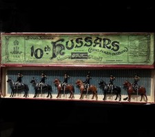 W.Britain No.315 10th Hussars, Beautiful Set.