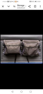 Toyota RAV4 genuine rear door storage bags. 1st gen 1994 2000 SXA 10 SXA11
