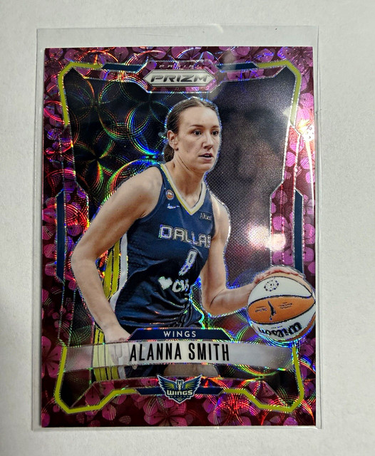 2026 Panini Prizm WNBA FOTL Alanna Smith Plum Blossom 🌸 8/8 Triple Jersey Match