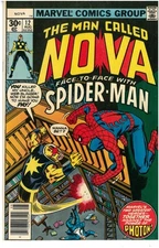 The Man Called Nova #12 1977 W/Spider-Man and 1st App. of Photon!