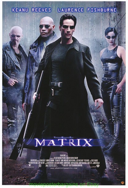 MEN IN BLACK MOVIE POSTER Original 27x40 DS 2nd Adv.& THE MATRIX