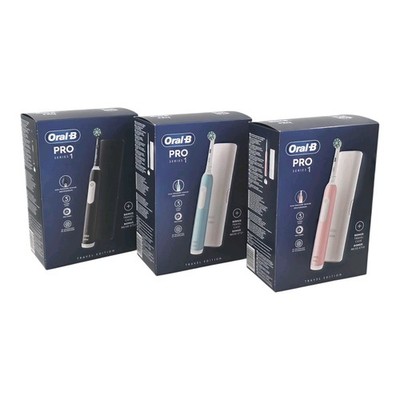 Oral-B PRO Series 1 Zahnbürste mit Reiseetui + Sensitive Kopf Extra zusätzlich-
