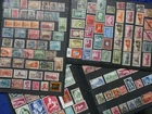 (LOT-BULK 865) 180 old GERMANY SAAR STAMPS TO SORT (PHOTO IN TEXT)