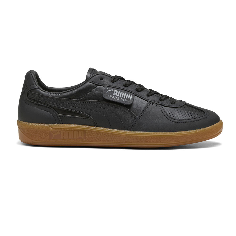 Мужские черные кроссовки Puma Palermo Lth SP на шнуровке, повседневная обувь 39838302