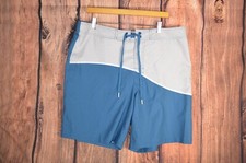 Southern Tide Swim Trunks Shorts Pockets Lined Blue 8"