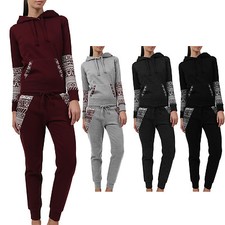 NE PEOPLE Women Light Weight Pullover Hoodie and Sweatpant Tracksuit Set NEWTS06