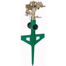 Dramm 15064 ColorStorm Premium 6-Inch Metal Stake Impulse Sprinkler, Green