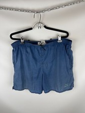 Nike vintage 80s nylon shimmer shorts big swoosh logo drill
