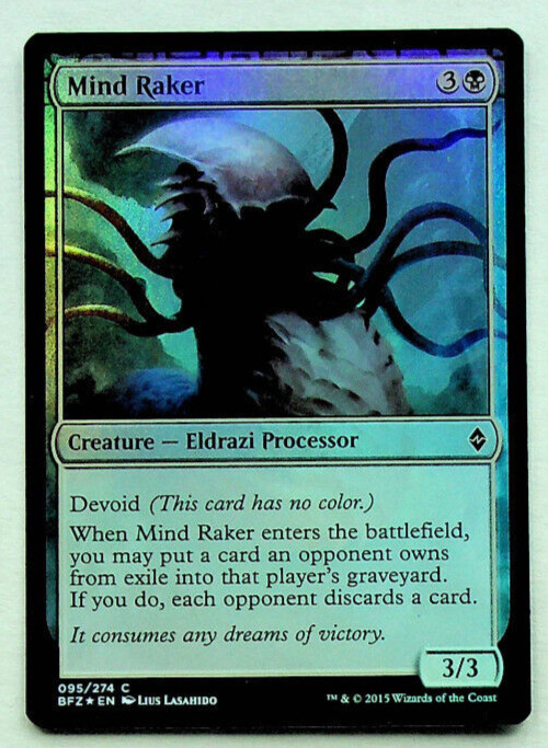 Mind Raker Battle for Zendikar Foil for sale online | eBay