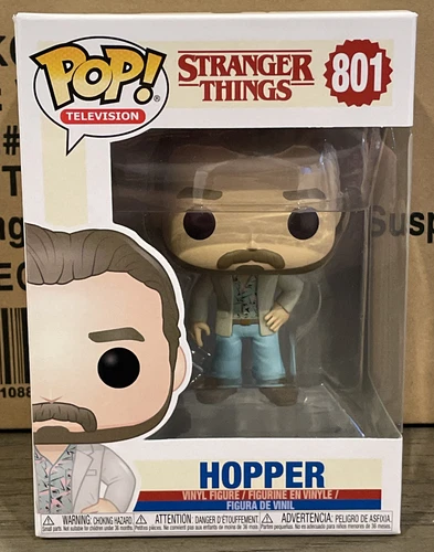 Funko Pop! Stranger Things Hopper (Date Night) #801 NEW W/PROTECTOR
