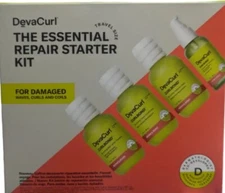 Devacurl The Essential Repair Starter Kit Travel Size~For Damaged Waves Curls