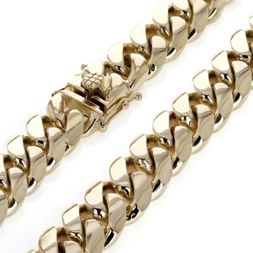 14k Yellow Gold Heavy Miami Cuban Chain 