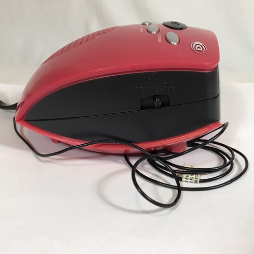 Durabrand CR 502 AM FM Radio Alarm Clock Pink Vintage Tested See Video