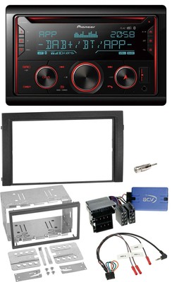 Pioneer 2DIN DAB Steering Wheel Bluetooth USB CD Car Stereo For Skoda Fabia 2004-2007 6Y