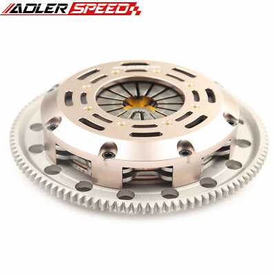 ADLERSPEED Sprung Twin Disc Clutch For 92-05 Honda Civic D15 D16 D17 Medium WT