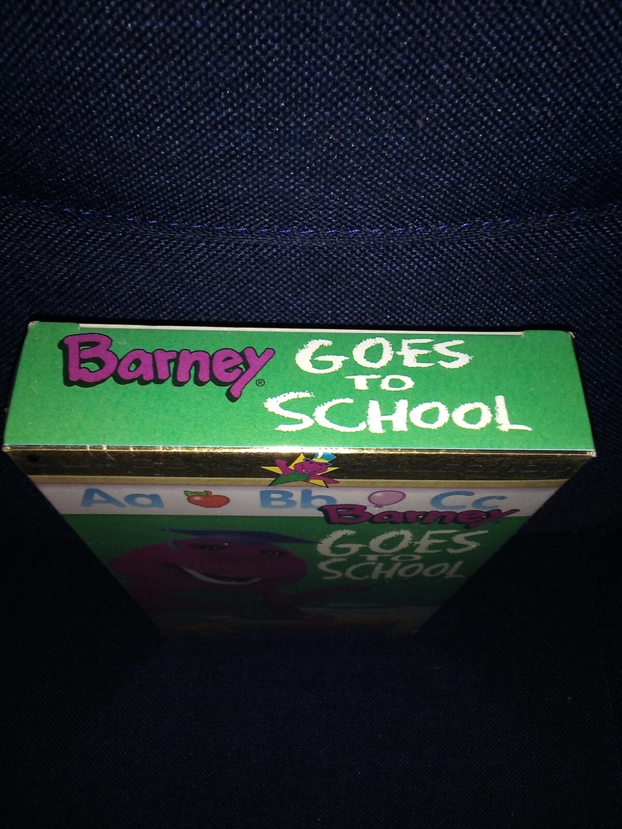 Barney Goes To School🏫(VHS-1996) SEALED~Rare 2nd Edition~Original