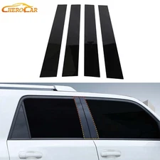 Black Door Window Pillar Post Decor Cover Trim For 4Runner 2010-2023 Accessories