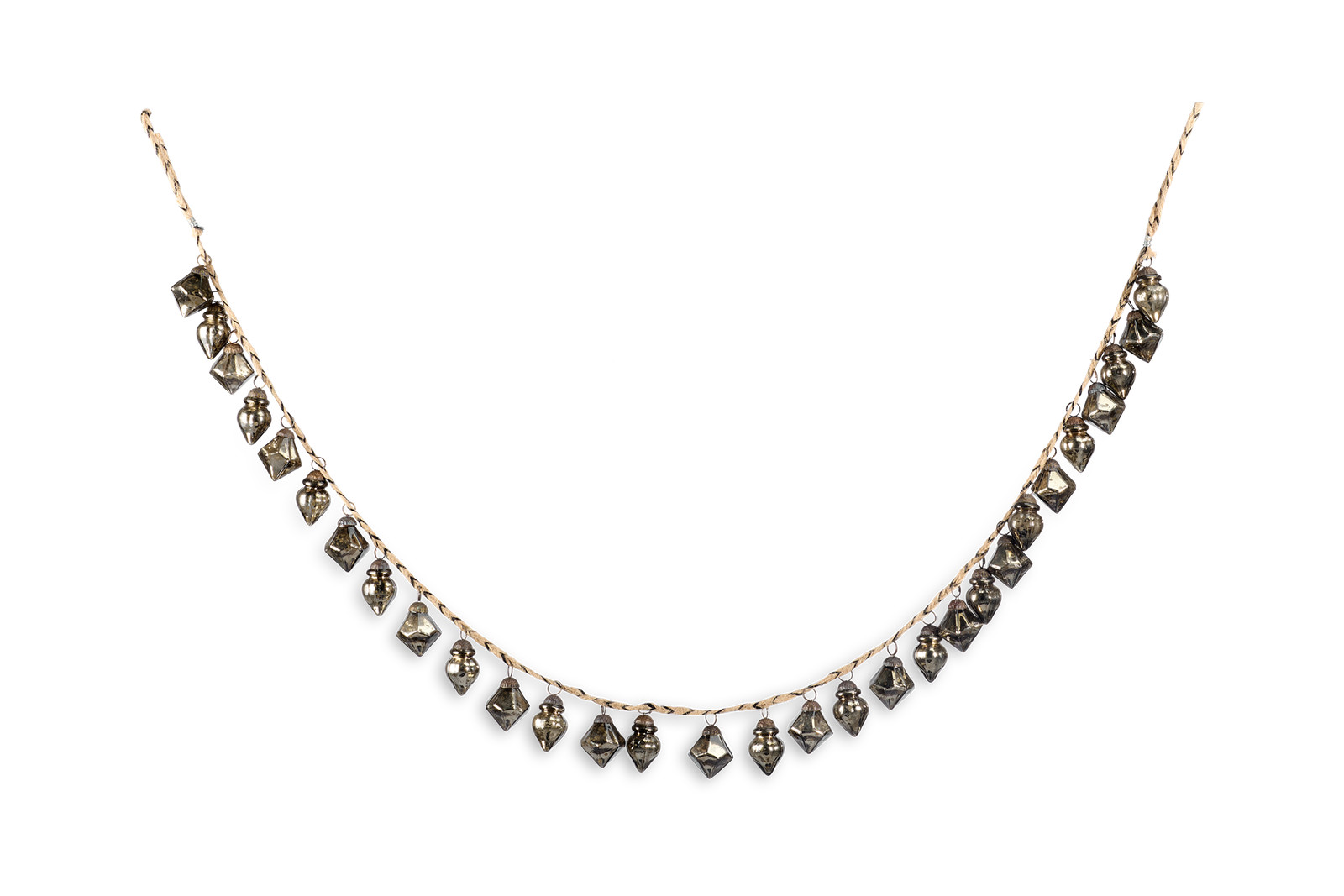 Ekiti Bauble Garland - Antique Gold - EG3001 - Nkuku