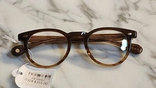 Garrett Leight California HERCULES MAC Brown Shell Eyeglasses 40/23 NWOT NO CASE
