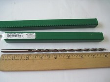  Qty 2 PTD 1/4" x 8" HSS Drill, Extra Long Twist Drill, Bright Finish, 57416