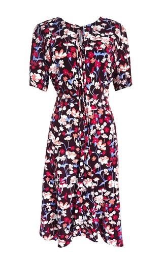 navy blue dress for baby girl Tommy Hilfiger Women's Color-Blocked Asymmetric Scuba Dress main image 0