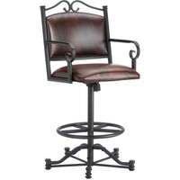 Sherwood Tilt Swivel Counter Stool With Arms Sherwood Tilt Swivel Counter Stool With Arms