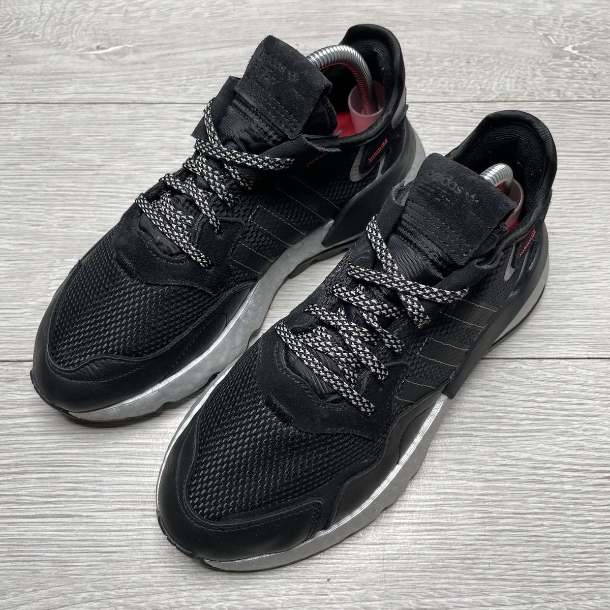 Adidas Originals All Black Nite Joggers Black Nite Jogger Trainers