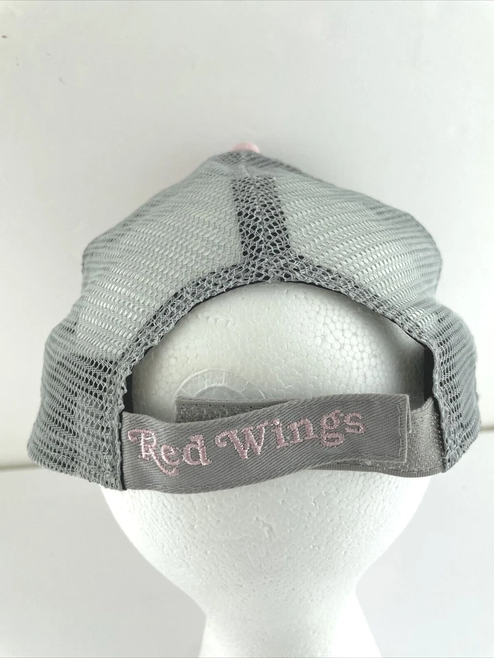 Gorra Detroit Red Wings rosa a cuadros correa a cuadros espalda New Era Foto 4 de 4