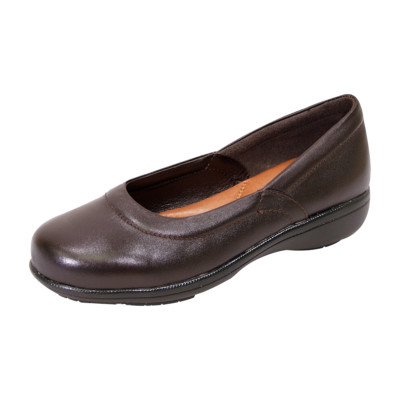    PEERAGE Vicky Women's Wide Width Casual Comfort Leather Loafers   