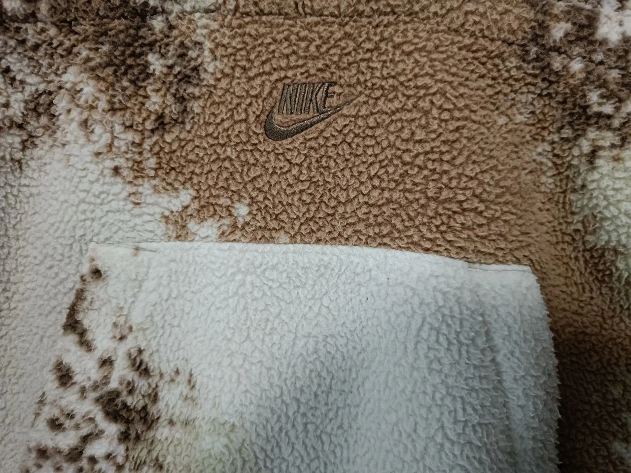 SACAI Felpa con cappuccio uomo Nike Sportswear mezza cerniera taglia XS S pullover in pile DD5009 072