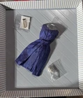 Vintage 1960s Barbie Doll Blue Silk Shantung Campus Belle Dress
