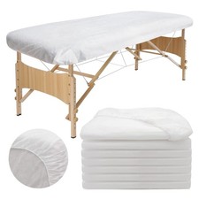 Disposable Fitted Massage Table Sheets 36 X 85 Inch - Breathable Non-Woven