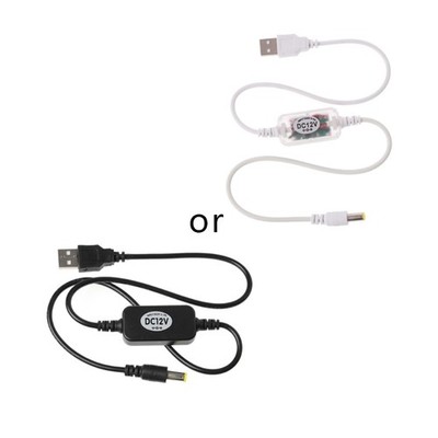 USB 5V To for DC 12V 5.5x2.1mm Step Up Cable Power Boost Line For Router LED Str