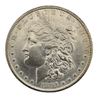 Au+ 1891 S Morgan Silver Dollar Us Coin San Francisco