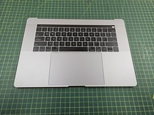 Apple MacBook Pro 15" A1707 2016 EMC 3072 Palmrest Touchpad Keyboard Gray e428