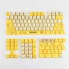 Kawaii Psyduck Keycaps OEM Profile Dye Subs PBT Keycap Set