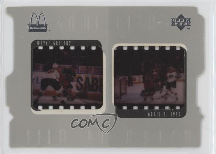 1997-98 Upper Deck McDonald's Game Film Wayne Gretzky #F1 HOF 2d8