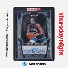2024 PANINI PRIZM BLACK TERRENCE SHANNON JR. ROOKIE SIGNATURES PRIZMS RC AUTO