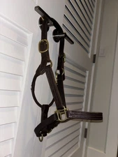 Thick Weaver Leather Triple Stitched Horse Halter W/ Brass Fittings
