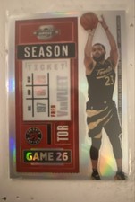 2020-21 Panini Contenders Optic - Season Ticket Fred VanVleet #90 Silver Prizm