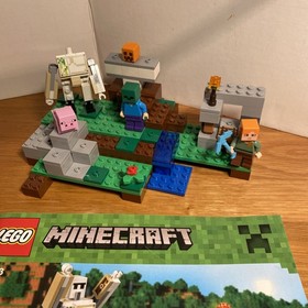 🔥LEGO Minecraft 21123 THE IRON GOLEM  & 21153 The Wool Farm