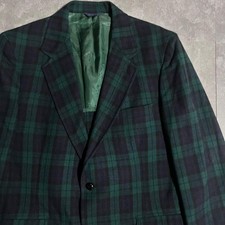 Pendleton Black Watch Tailored Jacket 50s-70s Wool Size 46/56