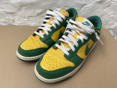 Nike Dunk Low Sneaker SP Brazil Varsity Maze Pine Green EU 44 US 10 WM 2026