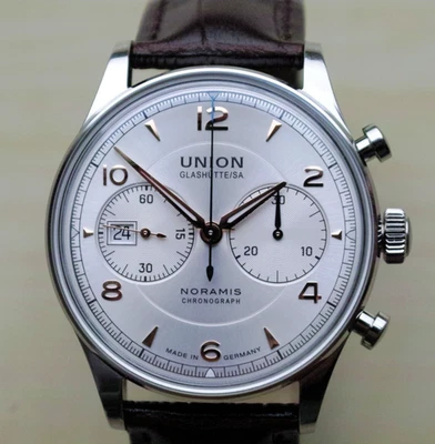 UNION GLASHÜTTE Noramis Chronograph Datum  D012.427.16.037.01   NEU - Bild 1 von 4