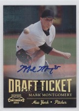 2011 Playoff Contenders Draft Tickets Signatures Mark Montgomery #DT78 Auto 0c2