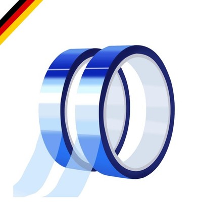 Wärmeband Sublimation Blau 20mm x 33m Hochtemperatur Klebeband