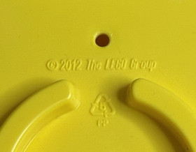 LEGO EMPTY Box & Lid ONLY CLASSIC Large 8 Stud Yellow Brick Storage Container