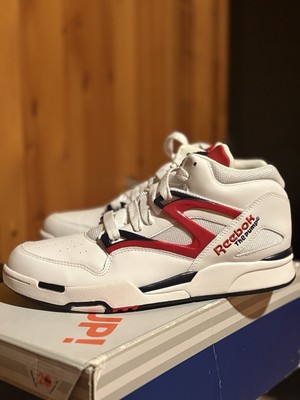 [Brand New] Reebok Omni lite Pump White/Excel Red/Blue Cadet